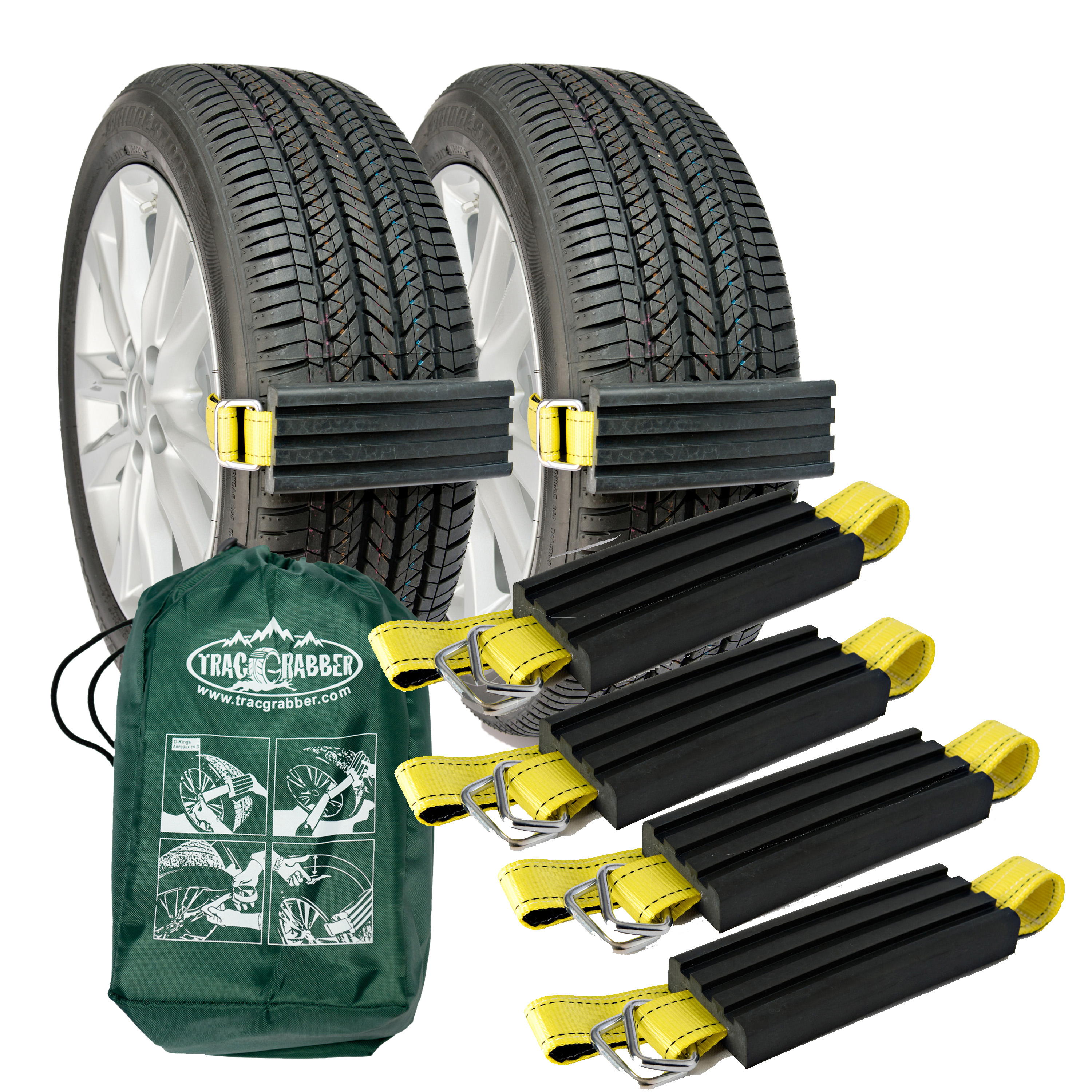 Quad Pack for AWD Cars, Small SUV's, and ATVS TracGrabber